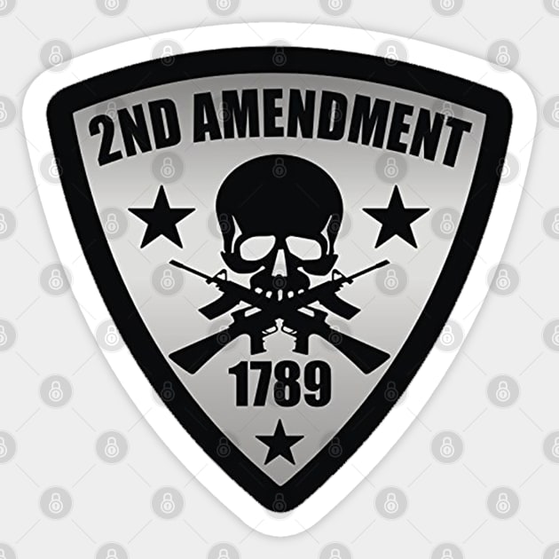 2nd Amendment Sticker by  The best hard hat stickers 